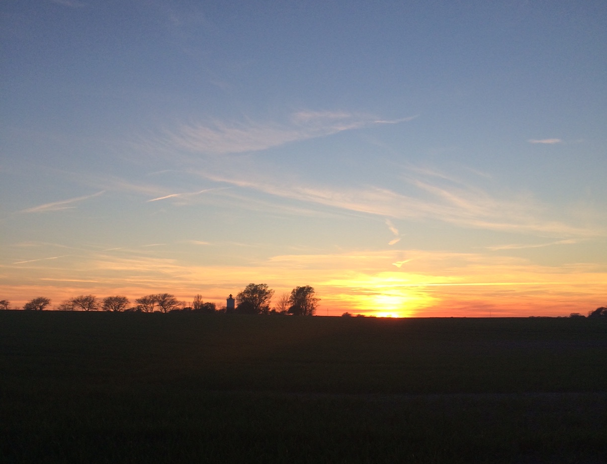 solnedgang